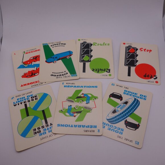 Vintage 1971 Parker Brothers Milles Bornes French Card Game - Picture 13 of 15